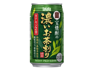 糖質ゼロでカテキン2倍！「宝焼酎の濃いお茶割り」