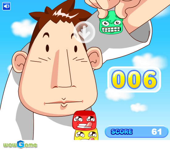 崩れたらゲーム終了、慎重に慎重に…