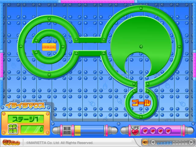 集中力が鍵!障害物に気をつけて進め