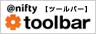 @nifty�c�[���o�[