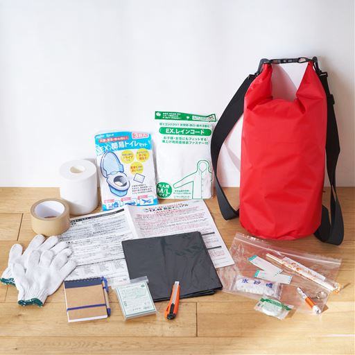 浮く防災バッグ 防災士監修セット