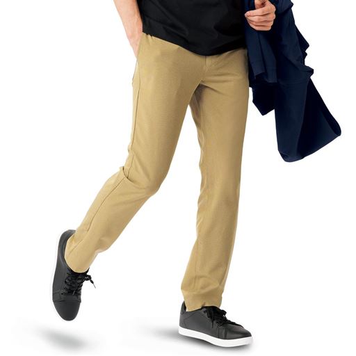 軽量ミニチェックドライイージーパンツ