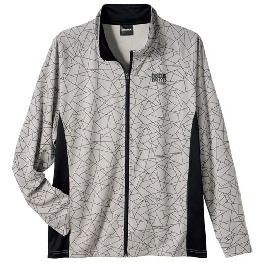 総柄反射材付きジップアップジャケット(ディスカス)