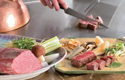 フランス料理の様子